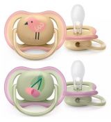 Avent Cumlík ultra air SCF085/13 silikónový 2ks, 0-6m