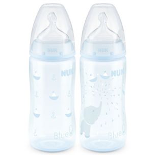 NUK Fľaša Classic 300ml. modrá 0-6m, 1ks