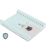 Sensillo Prebaľovacia podložka tvrdá safety systém party myš mätová 70x50cm