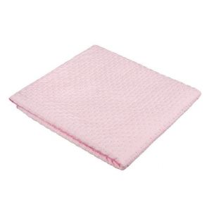 Akuku Detská deka bavlnená 80x90cm ružová