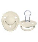 Bibs Cumlík silikónový De Lux Ivory 0-36m, 1ks