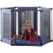 Lindam Detská priestorová zábrana Safe & Secure Fabric playpen