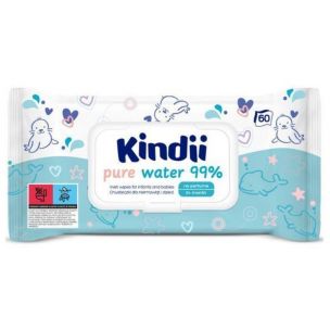 Cleanic Kindii Vlhčené utierky pure water 99%