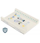 Sensillo Prebaľovacia podložka tvrdá safety systém medvede Hello 70x50cm