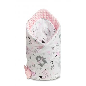 Sensillo Zavinovačka Minky poľana/ružová 80x80cm