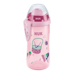 NUK 255410 Fľaša FLEXI CUP girl 300 ml, 12+