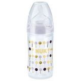 NUK FC+ plastová fľaša LOVE 250 ml, cumlík silikón, veľ. 2 (M)