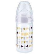 NUK FC+ plastová fľaša LOVE 250 ml, cumlík silikón, veľ. 2 (M)