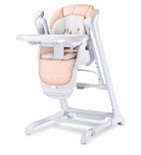 Caretero Detská jedálenská stolička 2v1 Indigo powder pink