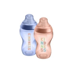 Tommee Tippee C2N Fľaša ružová 3m+, 2x340ml.