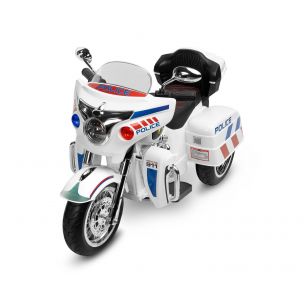 Toyz akumulátorové detské vozidlo RIOT POLICE biele