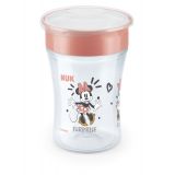 NUK Magic Cup 360° Silikon Minnie s krytom 230ml., 8m+
