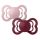 BIBS Couture ortodontické cumlíky veľ.1 zo silikónu 2ks pink plum/elderberry