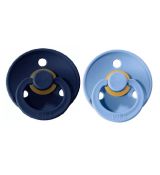 BIBS Colour Cumlíky z prírodného kaučuku, veľ. 3 - Sky Blue/Deep Space 2ks