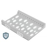 Sensillo Prebaľovacia podložka tvrdá safety systém šedé oblaky 70cm