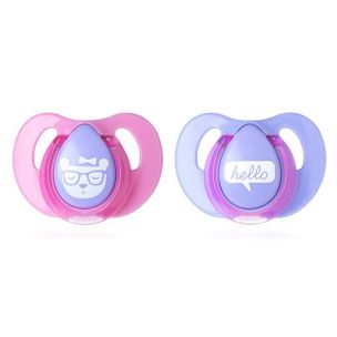 Tommee Tippee latexové cumlíky Cherry 6-18m, 2ks