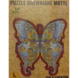 Puzzle drevené motýľ 250 250ks a 25 fig.