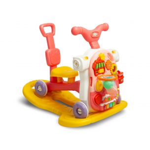 Toyz multifunkčné chodítko 5v1 ružové