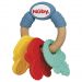 Nuby Wooden & silicone hryzátko kľúče 3m+