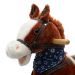BabyMix Hojdací kôň DOMINIK so šatkou a melódiou