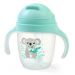 BabyOno Pohár so slamkou mint 240 ml, 6m+