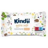 Kindii Vlhčené utierky Extra soft aloe 60ks