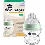 Tommee Tippee Kojenecká fľaša sklenená CTN 0m+, 150 ml.