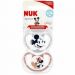 NUK Silikónový cumlík SPACE Mickey&Minnie 18-36m, 2ks