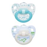 NUK Cumlík Classic HAPPY DAYS 2ks, 0-6m