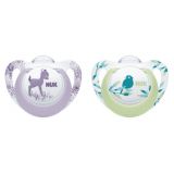 NUK silikónový cumlík Genius color 18-36m, 2ks