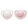 NUK silikónový cumlík Genius rose/blue 18-36m, 2ks