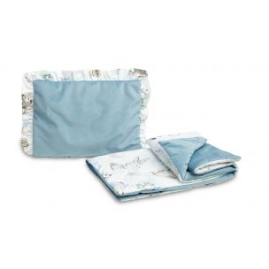 Sensillo Velvet Komplet do kočíka s volánikom Spacer