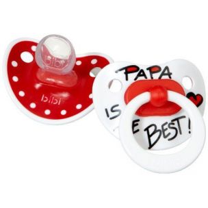Bibi cimlík Papa is the best 1ks, 6-12m