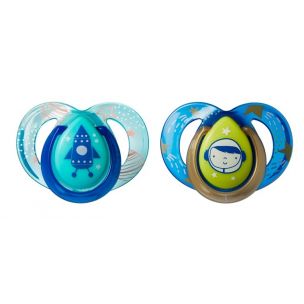 Tommee Tippee 333629 Cumlík C2N Night 6-18m, 2 ks
