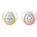 Tommee Tippee Cumlík C2N silikón Night time 0-6m, 2 ks