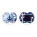 Tommee Tippee 334176 Cumlík silikónový Little London 6-18m, 2ks