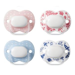 Tommee Tippee 334169 Cumlík silikónový Little London 0-6m, 2ks