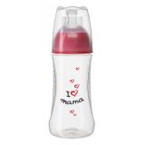 Bibi Antikoliková Fľaša so širokým hrdlom I love mama 620 ml, 0m+