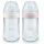 Nuk Kojenecká fľaša sklenená Natur sense silikón 240 ml, 0-6m