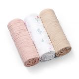 BabyOno Mušelínové plienky extra mäkké, ružové