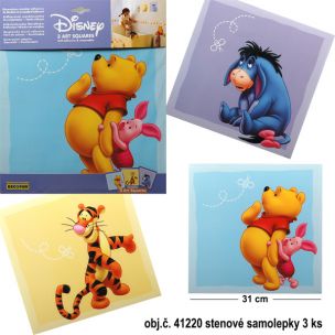 Disney samolepiace stenové nálepky Macko PU