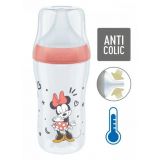 NUK PERFECT MATCH Minnie Mouse fľaša 260 ml, 3m+