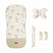 Sensillo Obojstranná mušelínová vložka do kočíka DELUXE – Goose and Mouse