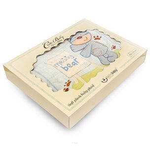 BoboBaby P-BOX1 Dvojvrstvá deka s aplikáciou 100x75 cm