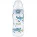 NUK fľaša s ukazovateľom teploty FC modrá 300ml., 0-6m