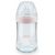 Nuk Kojenecká fľaša sklenená Natur sense silikón 240 ml, 0-6m