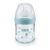 Nuk Kojenecká fľaša sklenená Nature Sense silikón 120 ml, 0-6m