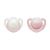 NUK silikónový cumlík Genius rose/blue 18-36m, 2ks