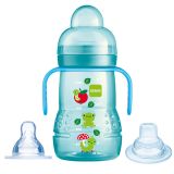 MAM hrnček Trainer 2v1 220ml, 4m+ Modrá ks