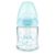 NUK Sklenená fľaša First Choice+ 120ml, silikónový cumlík M, 0-6m